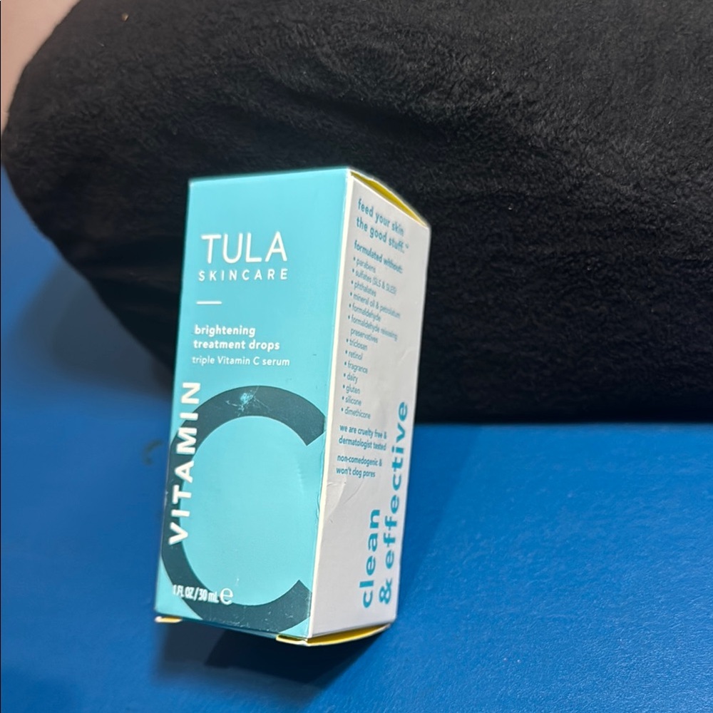 Tula Skincare Brightening Drops - Blue and White